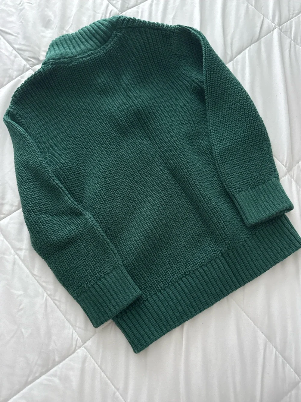 The Children's Place Emerald Half-Zip Sweater